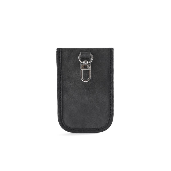 Block-R Black Car Key RFID Blocker Signal Blocking Faraday Pouch Cage Premium Luxury